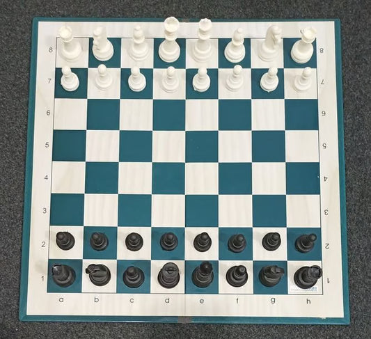 روایتی شطرنج بورڈ گیم سیٹ - فولڈنگ بورڈ اور پریمیم پیسز کے ساتھ مکمل