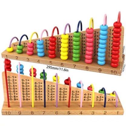 1+1 Calculation Shelf - Montessori Math Learning Abacus for Kids