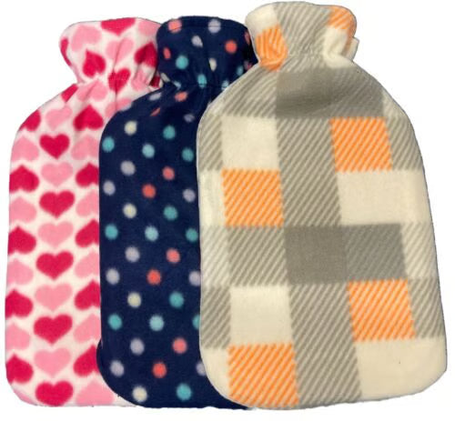 گرم پانی کا بیگ 3 لیٹر - درد سے نجات اور گرمی کے لیے پریمیم ربڑ کی گرم پانی کی بوتل