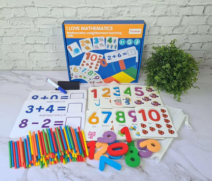 I Love Mathematics - Complete Math Learning Kit for Kids | Educational Toy Set