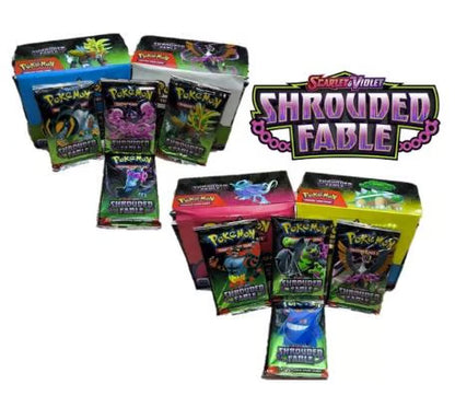Pokémon Cards Scarlet &amp; Violet Srouded Fable Collection - Booster Packs (10 کارڈز فی پیک)