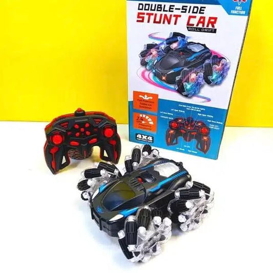 Double-Side RC Stunt Car – Roll Drift 4x4 LED Wheels | 2.4GHz Full Function
