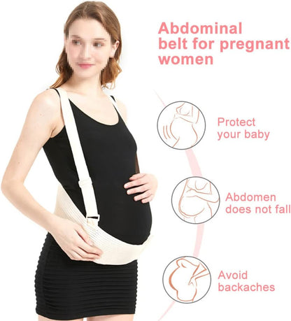 Maternity Belly Support Band - Pregnancy Back Pain Relief Strap for Expecting Mothers