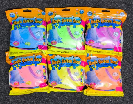 Magic Cotton Sand - Moldable Sensory Play Sand for Kids | Stretchy & Reusable