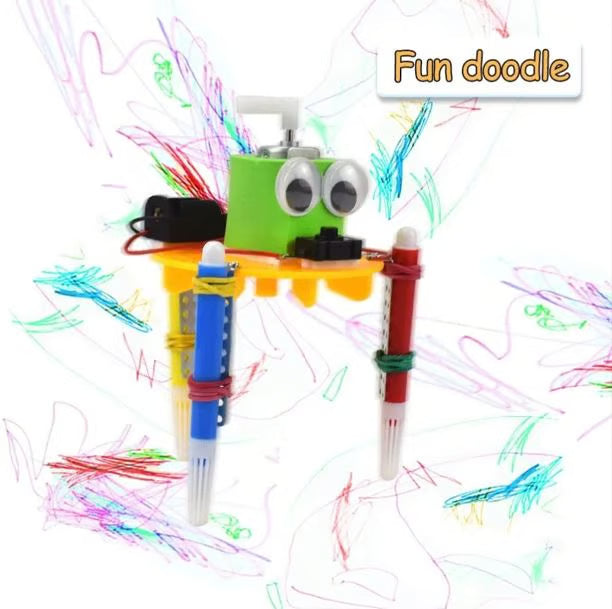 Science Scrawl Walk Robot - DIY STEM Educational Toy Kit for Kids 8+