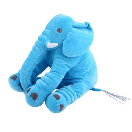 Soft Plush Elephant Pillow Cushion - Baby Comfort Toy