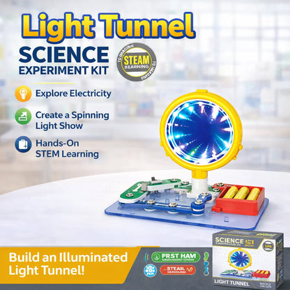 Light Tunnel Science Experiment Kit – STEAM Learning Toy for Kids