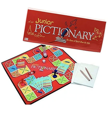 جونیئر پیکشنری بورڈ گیم - بچوں کے لیے کوئیک ڈرا کا کھیل