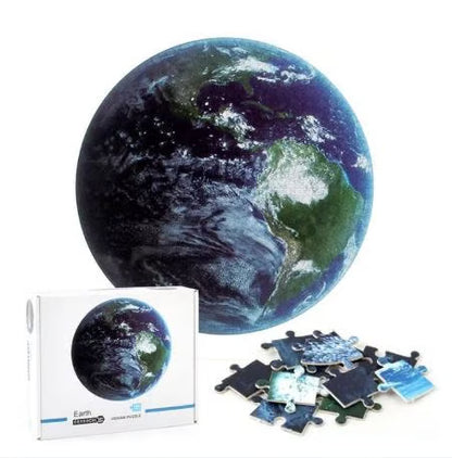 Earth Jigsaw Puzzle - 1000 Pieces | بالغوں اور بچوں کے لئے حقیقت پسندانہ گلوب پہیلی