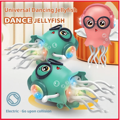 Universal Dancing Jellyfish Toy – Electric Music & Light-Up Crawling Toy