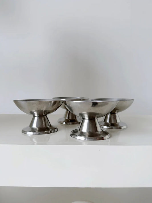 Stainless Steel Dessert Bowls – Pack of 6
