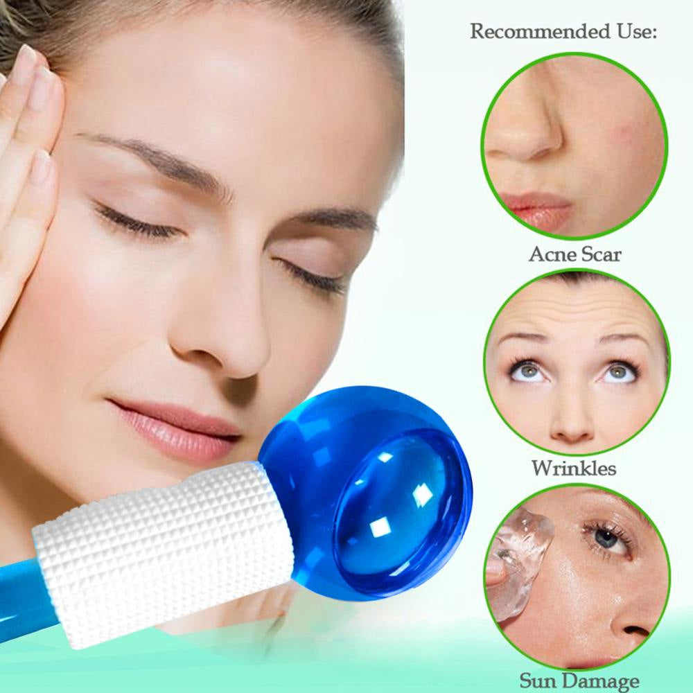 2PCS Ice Roller Globes for Face – Cryo Facial Massage Tool