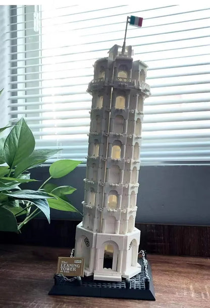 Leaning Tower of Pisa Building Blocks Set – 1390 PCS