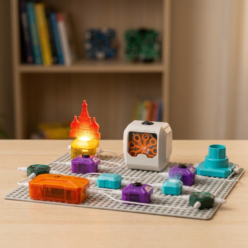 BLD EDU Science Circuit Block Kit – 31 Pieces, 177+ Experiments