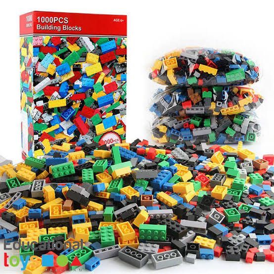 1000-Piece Colourful Building Blocks Set for Kids | Ages 6+