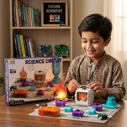BLD EDU Science Circuit Block Kit – 31 Pieces, 177+ Experiments