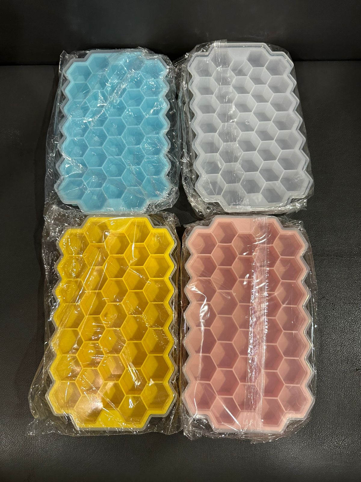 Silicone Honeycomb Ice Cube Tray – 37 Hexagonal Cells | BPA-Free