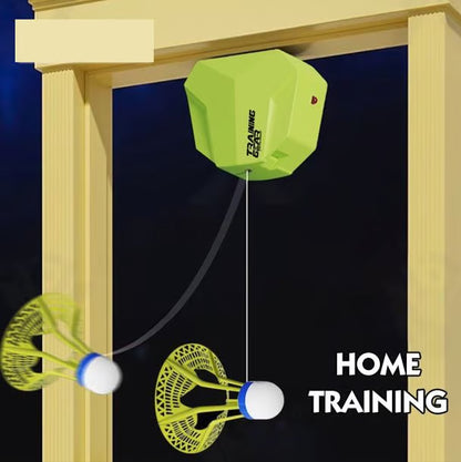 Badminton Training Gear - Solo Practice Equipment with Elastic Rope & Shuttlecock