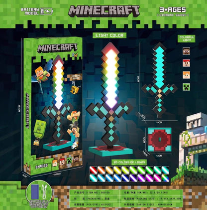 Minecraft Diamond Sword LED Night Light