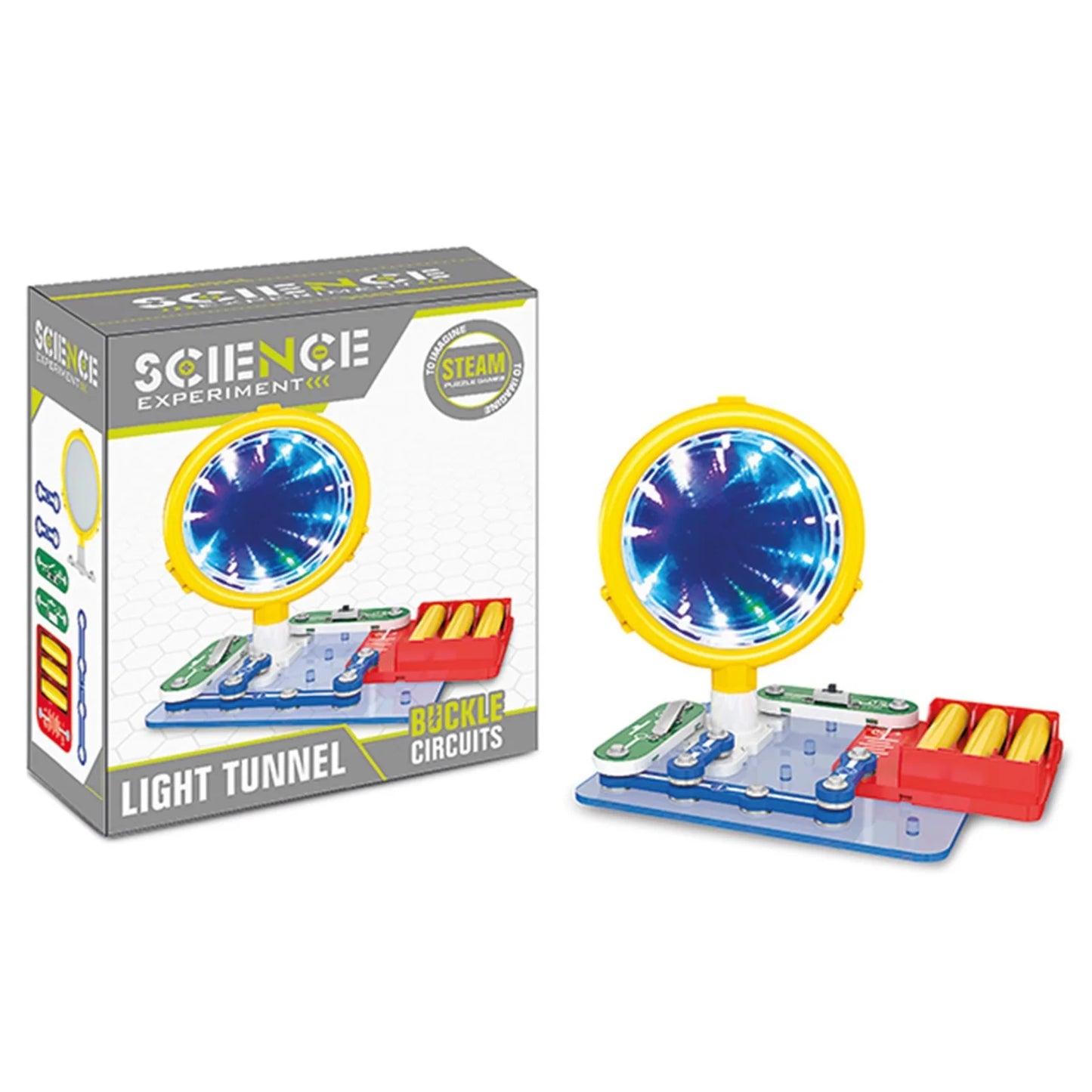 Light Tunnel Science Experiment Kit – STEAM Learning Toy for Kids