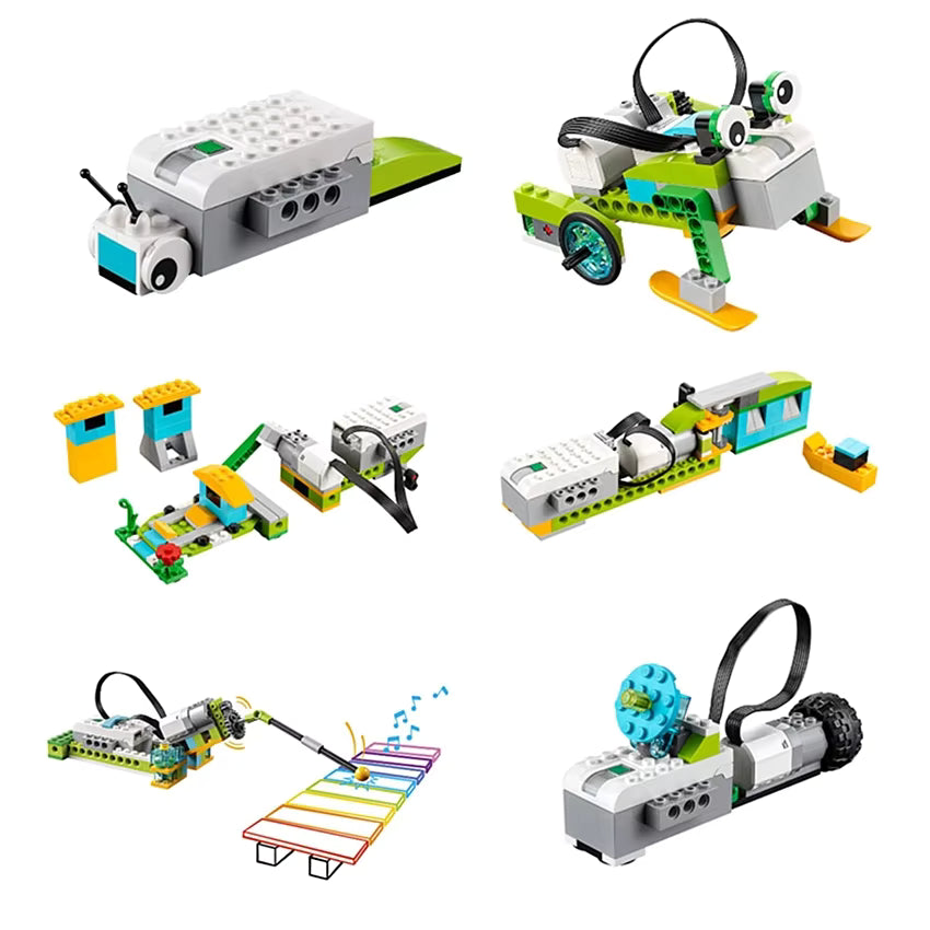 Gear Blocks STEM Building Set with WeDo 2.0 Programming Software, 280 Pieces, Ages 6+