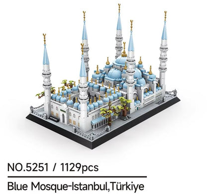 WANGE Blue Mosque Istanbul Architecture Blocks – 1129 Pieces - 5251