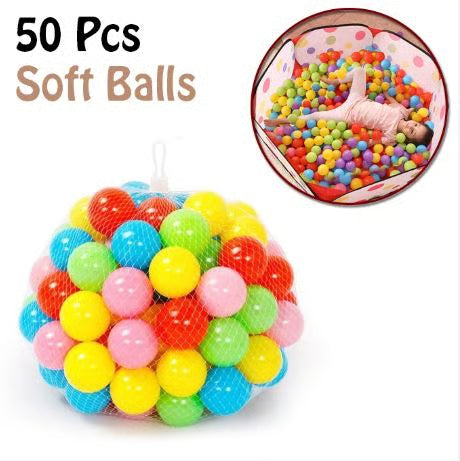 Kids Bus Play Tent with 50 Colorful Balls - Jumbo Pop-Up Playhouse for Toddlers