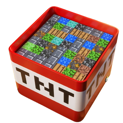 Minecraft Magnetic Building Blocks – 104 Pieces + 1 Random Character