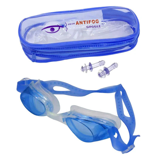 Professional Anti-Fog Swimming Goggles with Case - UV Protection Swim Glasses
