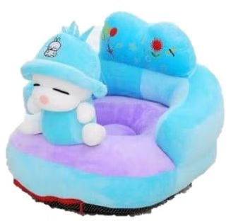 Baby Sofa Seat Padded Stuffed Seat - Animal Designs for Toddlers