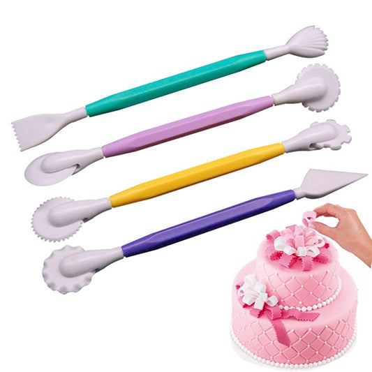 8-Piece Double-Ended Cake, Pastry & Fondant Sculpting Tool Set