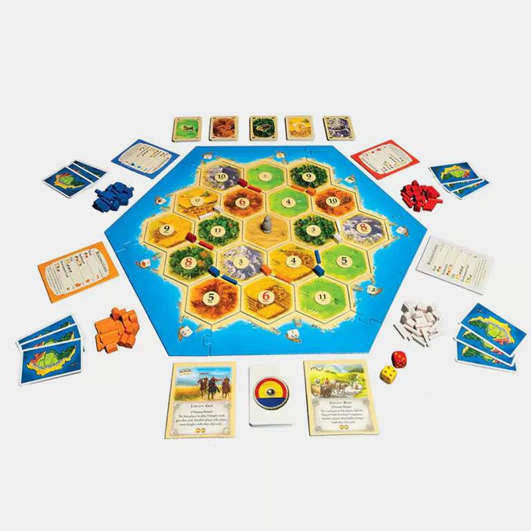 Catan Board Game - Trade Build Settle Strategy Game for Family & Friends