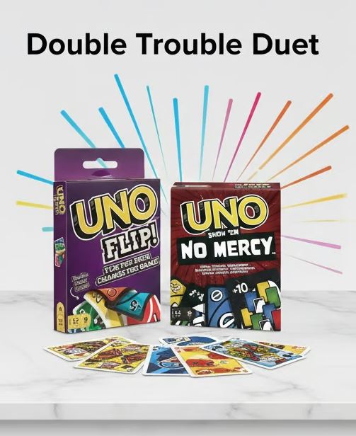 UNO No Mercy Card Game - Brutal Ruthless Unapologetic Edition