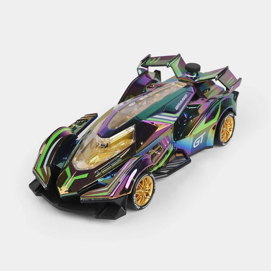 2-in-1 RC Drift Car with Smoke & LED Tail Lights