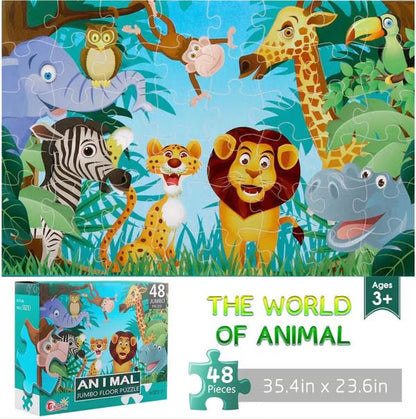 Jumbo Floor Puzzle 48 Pieces - Educational Kids Toy Ages 3+