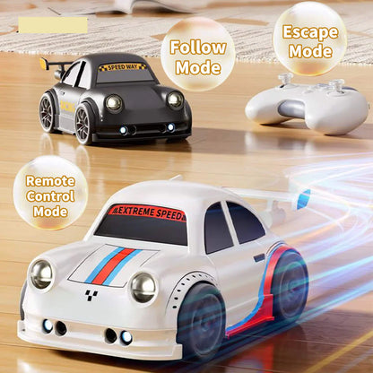 Smart RC Racing Car with Follow Mode, Escape Mode & Remote Control – Speed Way Mini Toy Car for Kids