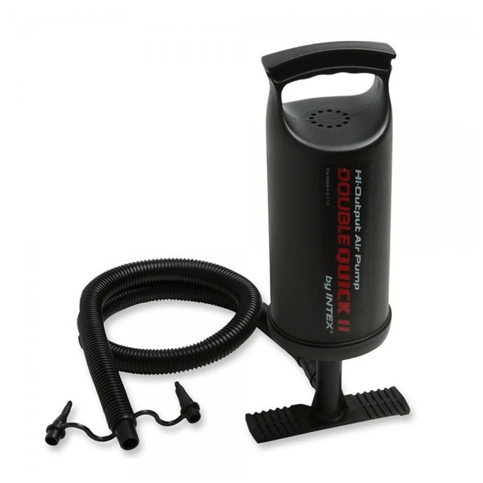 Double Quick High-Output Air Pump - Manual Inflator for Pools, Airbeds & Inflatables