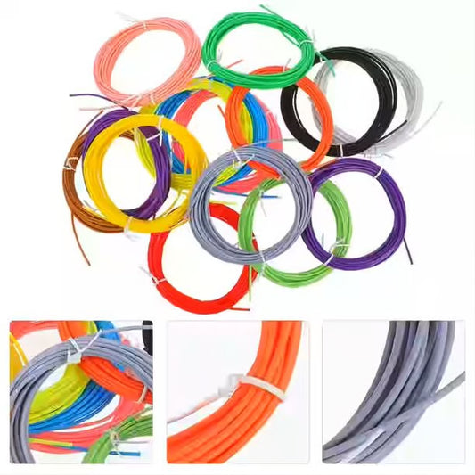 10 Colors 3D Pen PCL Filament Refills - Pack of 10 Assorted Colors