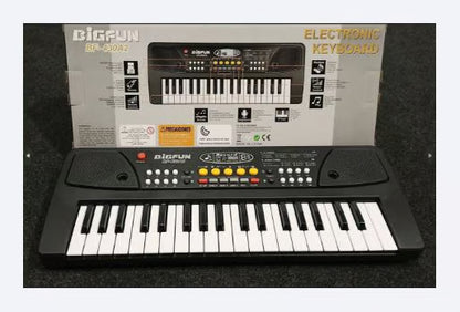 BIGFUN BF-430 الیکٹرانک کی بورڈ - بچوں اور مبتدیوں کے لیے 37 کیز منی ڈیجیٹل پیانو