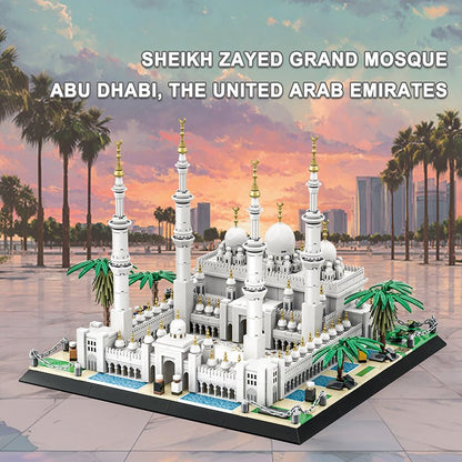 WANGE Sheikh Zayed Grand Mosque 1463-Piece Building Set – 5253