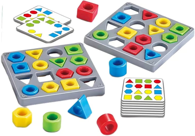 شکل سے مماثل تعلیمی کھلونا - بچوں کے لیے 3D جیومیٹرک لرننگ گیم