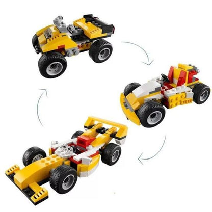 Architect 3-in-1 Super Racer Building Blocks Set – 121 Pcs - 3106