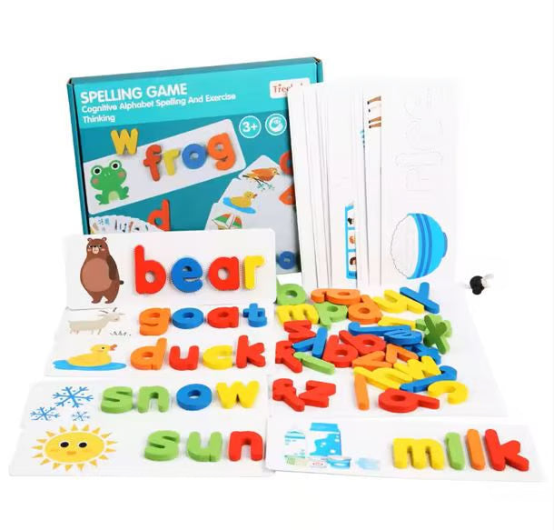 Alphabet Spelling Game - Educational Learning Toy for Kids 3+