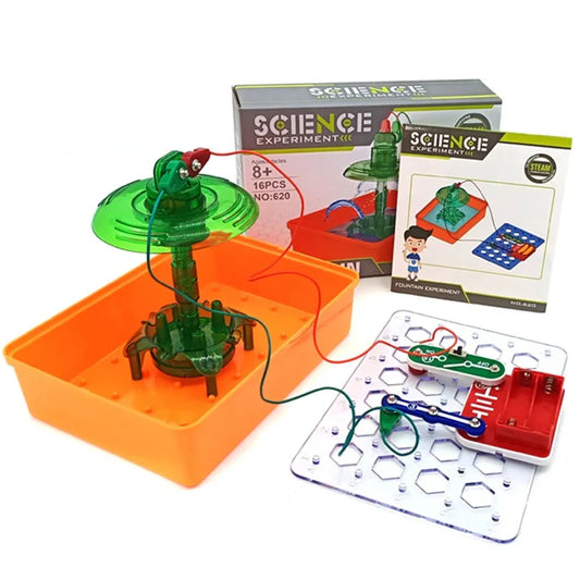 Science Experiment Fountain Buckle Circuits STEM Kit – Age 8+