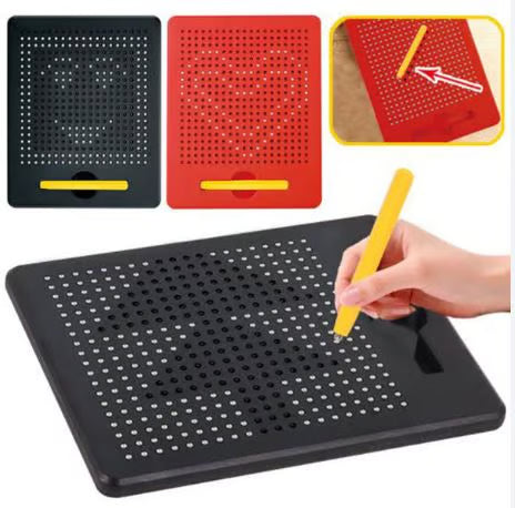 Mini MagPad Magnetic Drawing Board - 380 Pcs Educational Toy for Kids