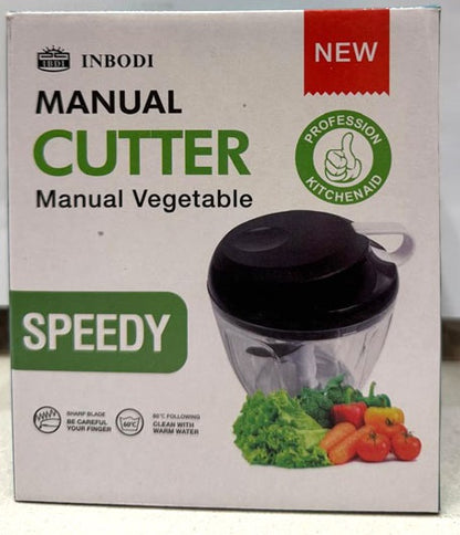 Manual Vegetable Cutter & Food Chopper – Pull String Hand Chopper