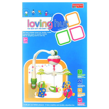 Loving Hut Musical Baby Crib Mobile with Rotating Hanging Toys – Colorful Sensory Infant Toy (3+ Months)