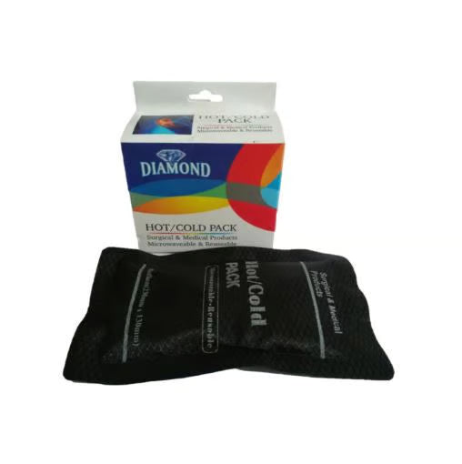 Hot/Cold Pack - Reusable Microwaveable Gel Pack for Pain Relief (Medium 23cm x 13cm)