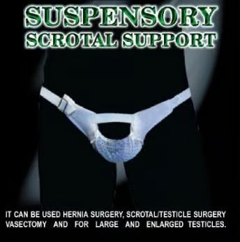 Men's Suspensory Scrotal Support - Breathable Adjustable Jockstrap