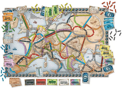 Ticket to Ride Europe Board Game - Days of Wonder Strategy Game for 2-5 Players